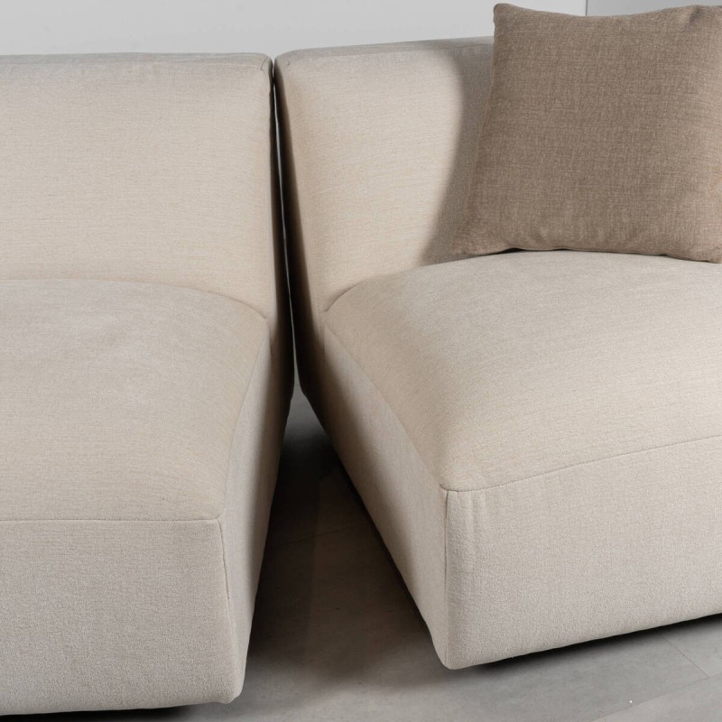 Sofá modular lineal Loma beige 300 cm