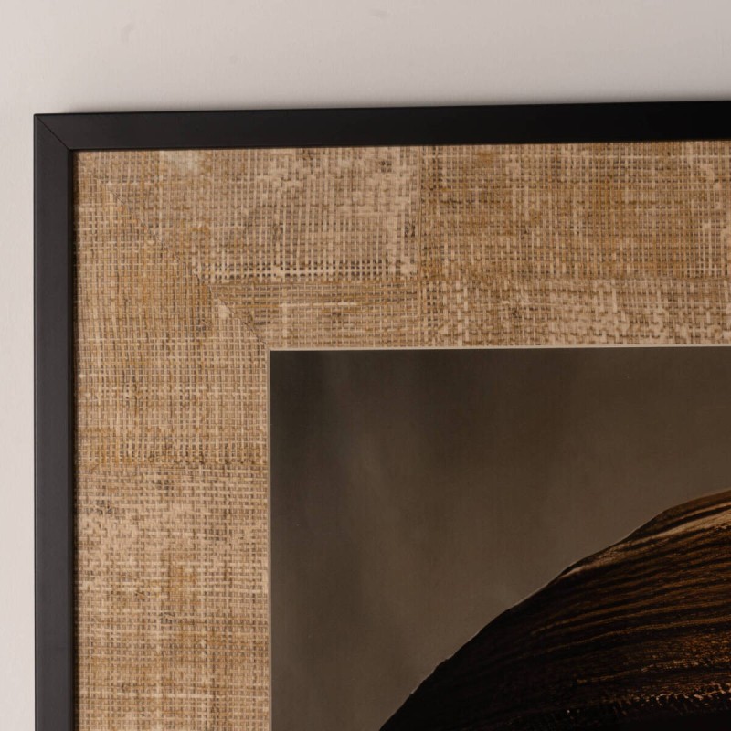 Cuadro Étnico 120x120 cm con Marco Negro