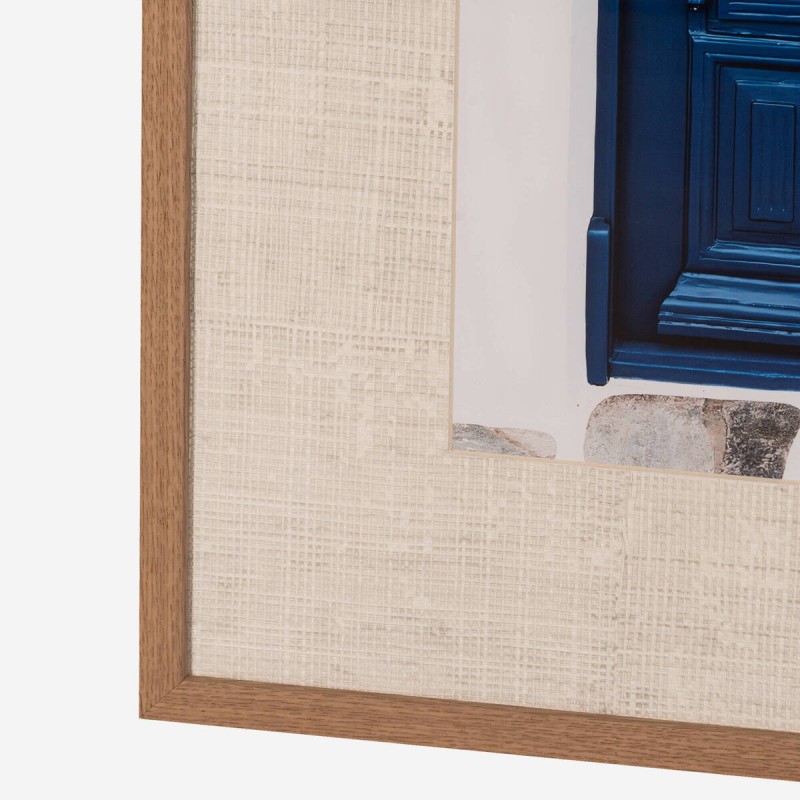 Cuadro Puerta Azul Mediterránea 80x100 cm