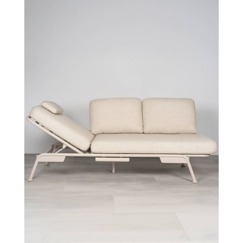 Sofá y hamaca reclinable Sunset 3 plazas con cabezal