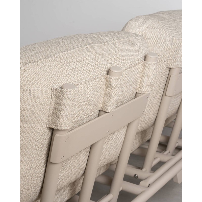 Sofá y hamaca reclinable Sunset 3 plazas con cabezal