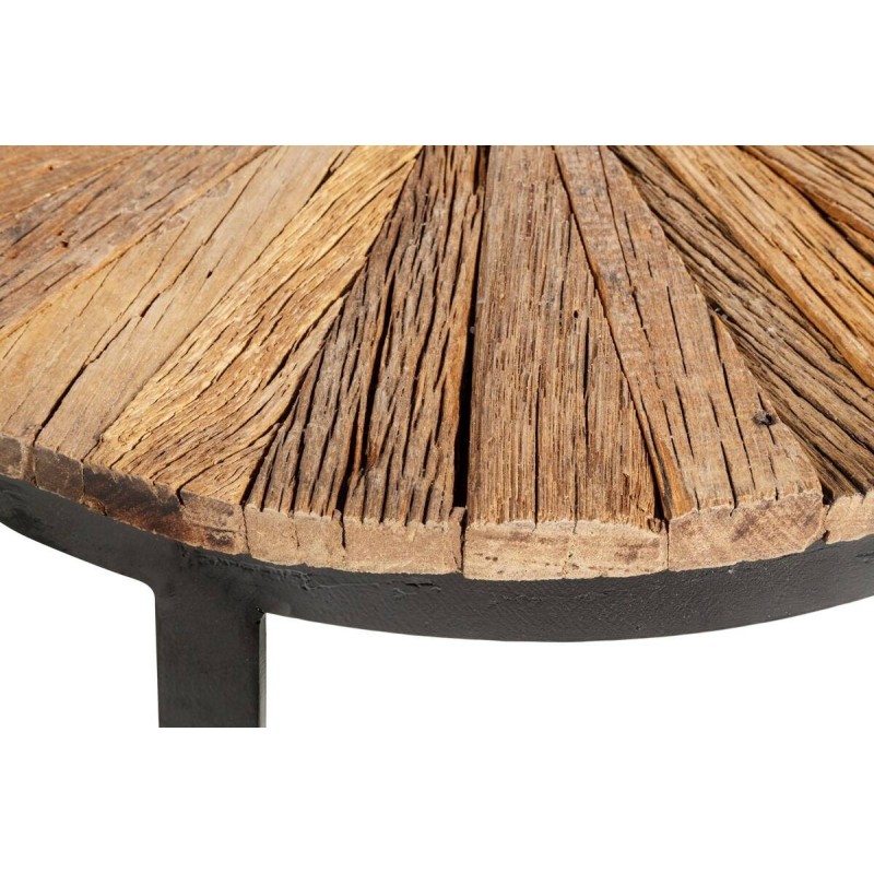 Set de dos mesas nido impala madera reciclada 55x55x45cm 45x45x40cm