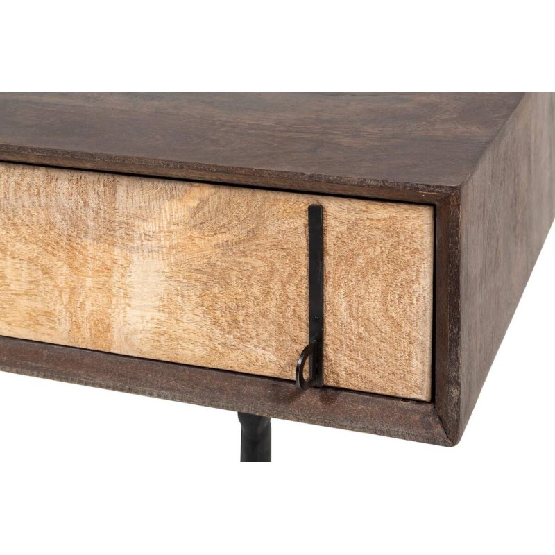 MESA CENTRO NAIROBI MADERA ACACIA Y MANGO CON DOS CAJONES (110x60x36cm)