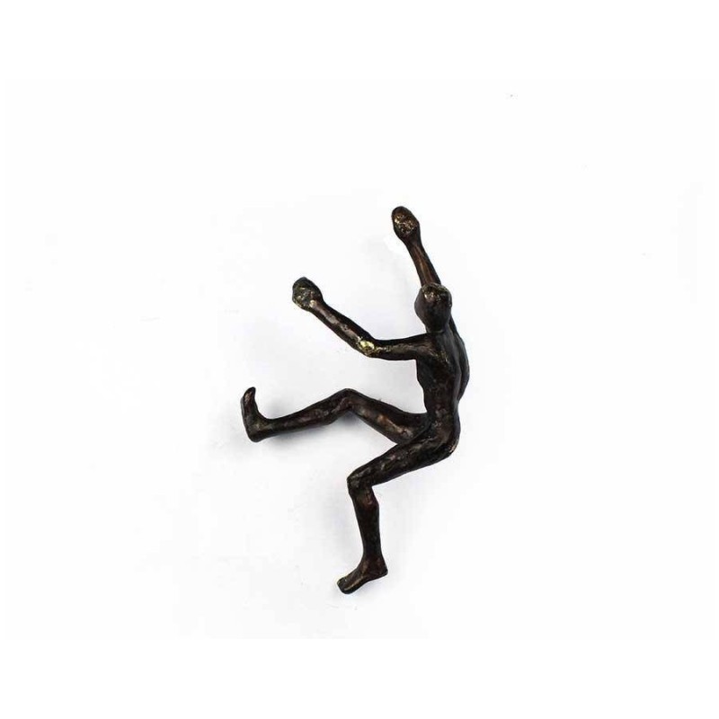 FIGURA DE ESCALADOR/ DECORACIÓN DE PARED (14x7x25,7cm)