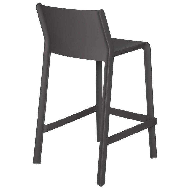 Taburete trill stool mini gris antracita 65cm