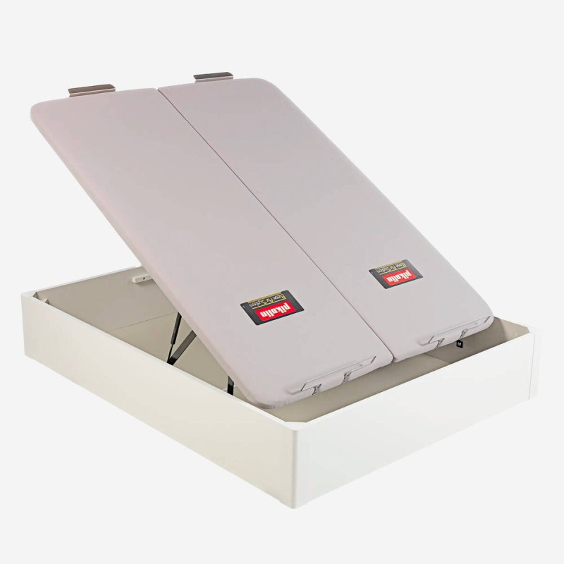 Canapé abatible madera tapa doble blanco pikolin 180x200cm