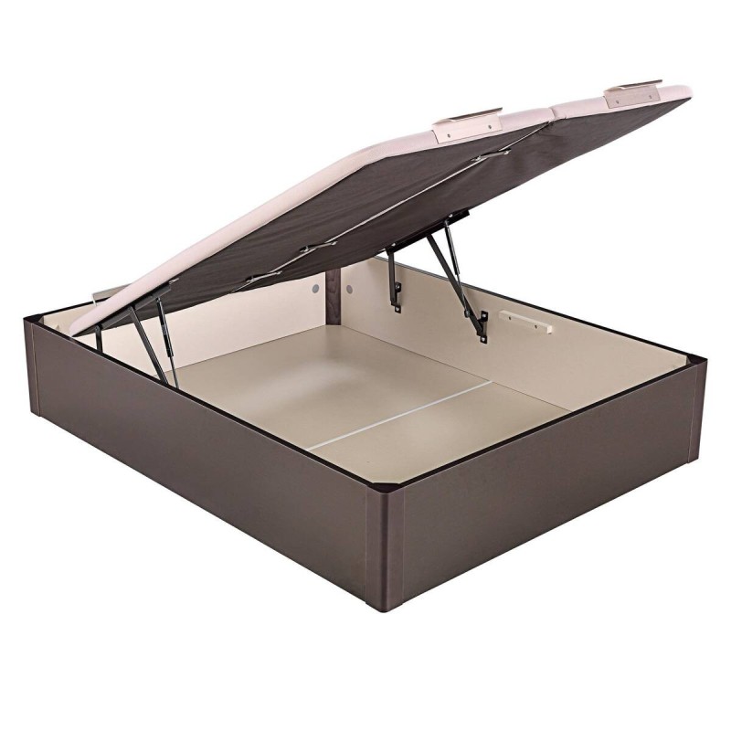 180x200cm CANAPÉ ABATIBLE MADERA TAPA DOBLE WENGUÉ