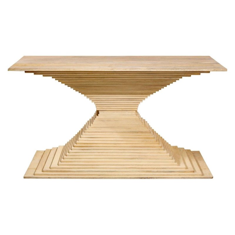 Consola rudra madera de mango blanco lavado 130x40x76cm