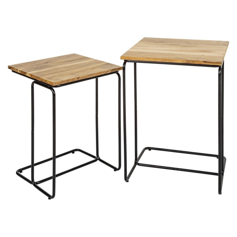 Set 2 mesas nido de rincón 45/40cm