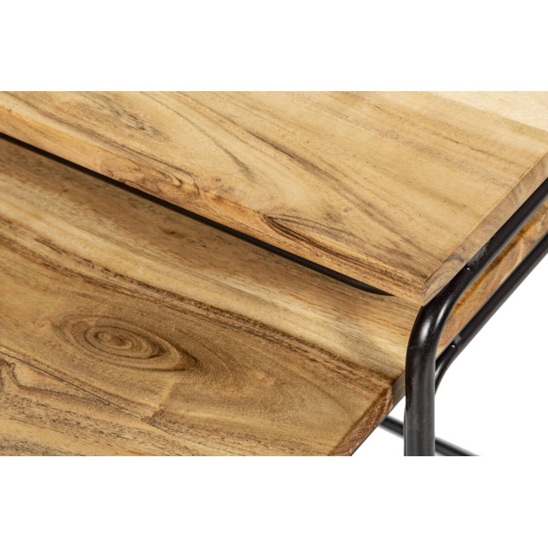 Set 2 mesas nido de rincón 45/40cm