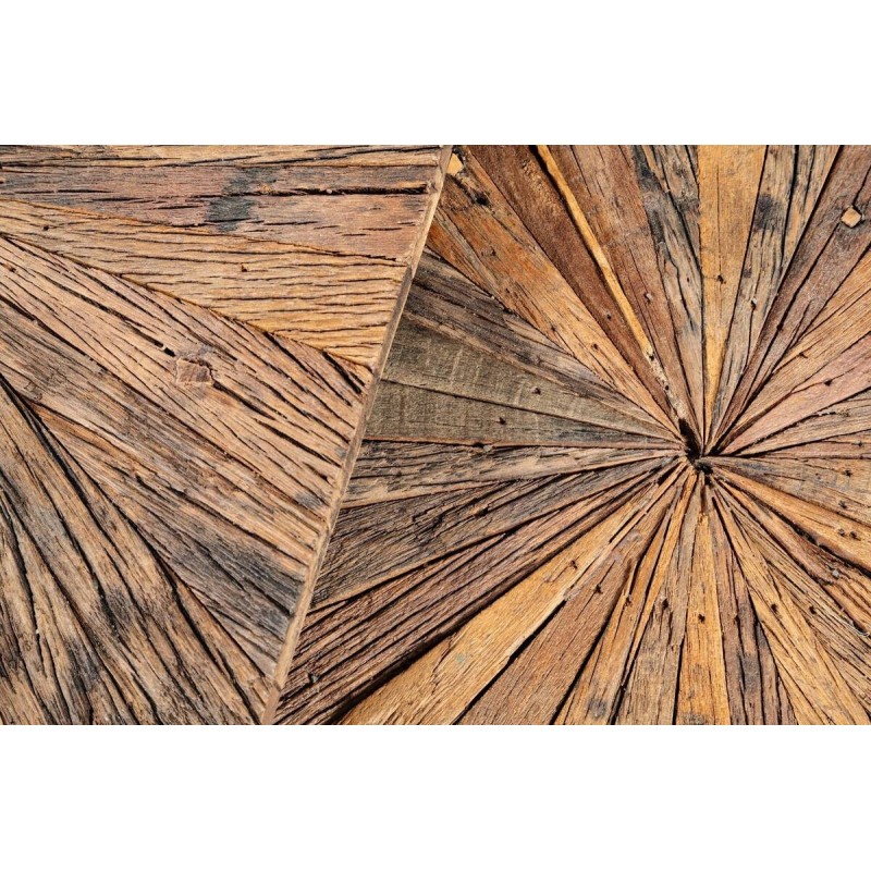 SET DE DOS MESAS NIDO EMEL MADERA RECICLADA (45x45cm) (38x40cm)