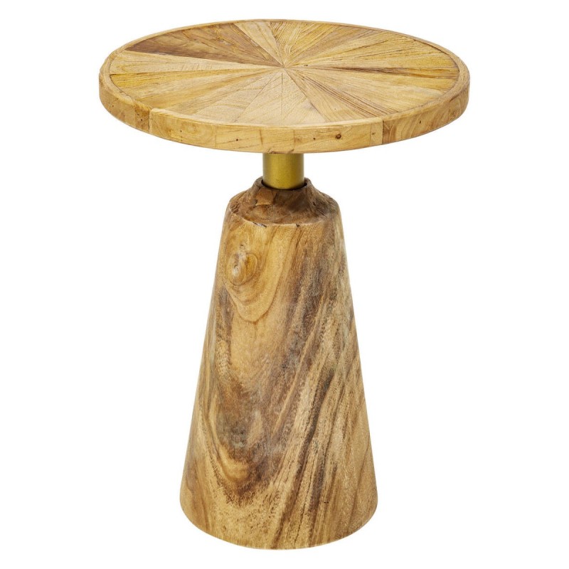 Mesa rincon redonda madera natural 40x54cm