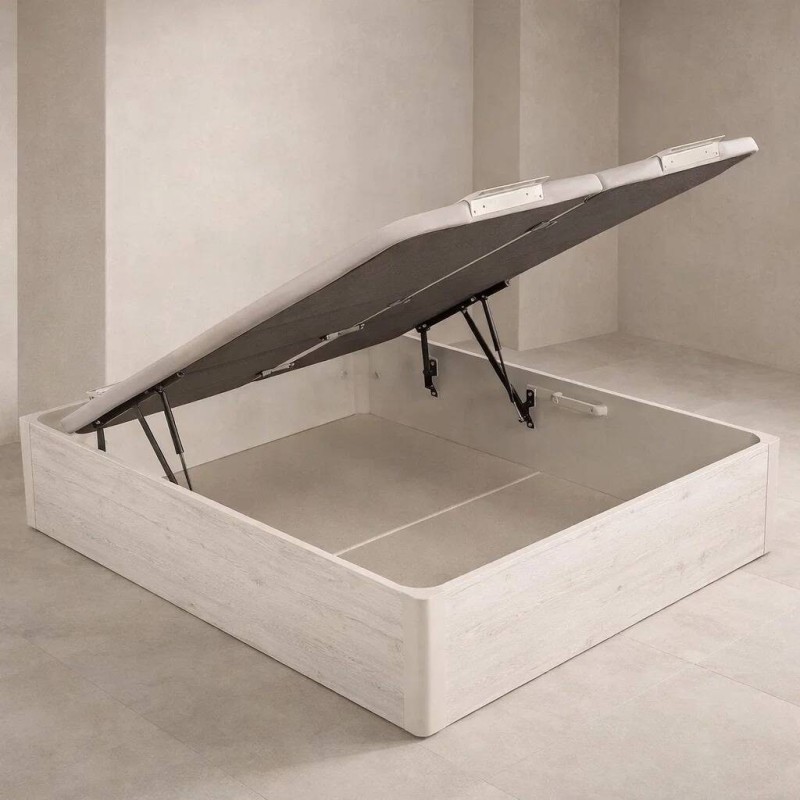 180x200cm CANAPÉ ABATIBLE MADERA TAPA DOBLE GLACIAR