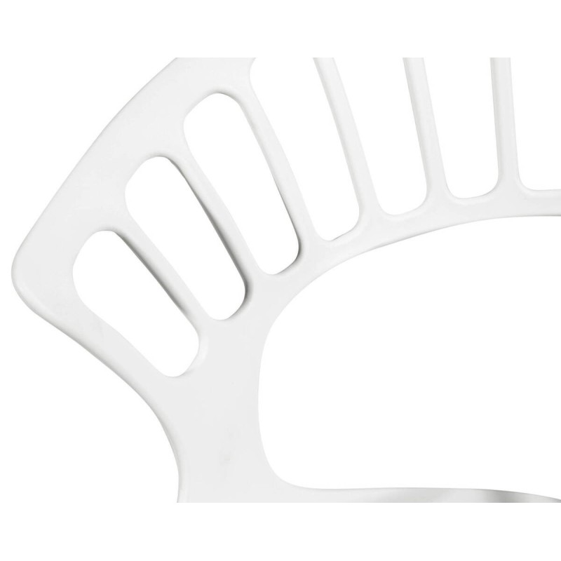 Silla tiara blanca patas antracita 58x58x80cm