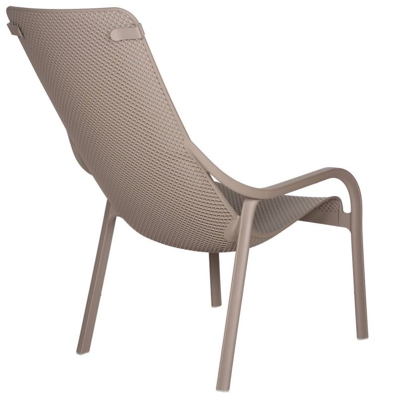 Sillón net lounge gris tórtora 62x42x99cm