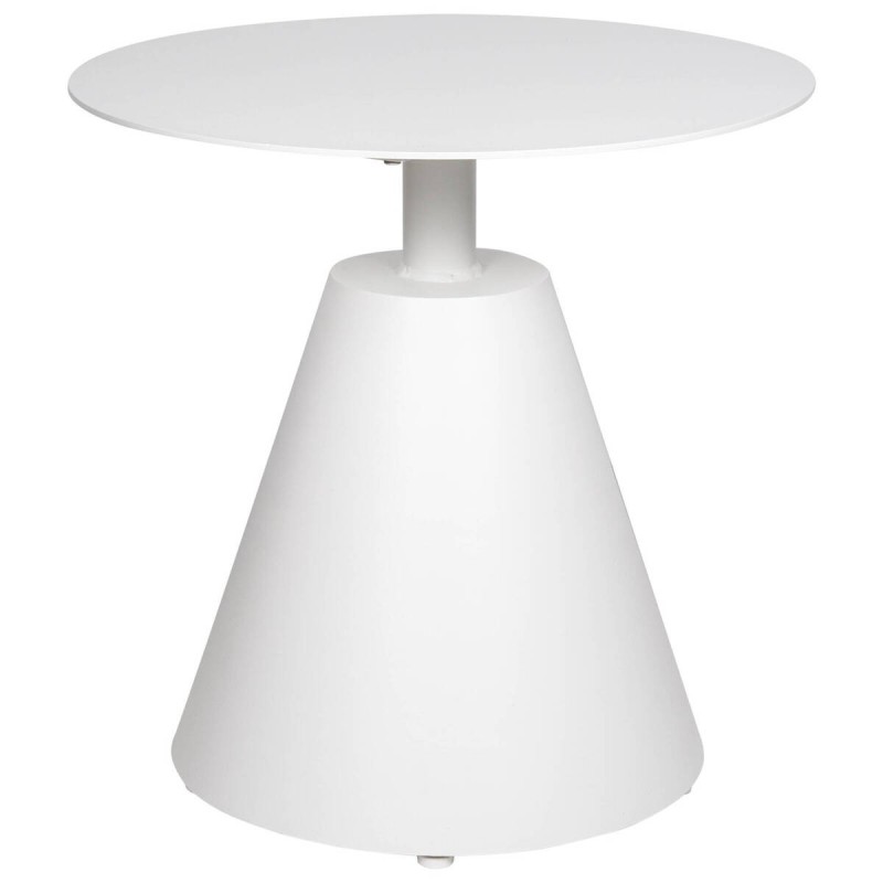 Mesa de rincón exterior color blanco 50x50x50cm