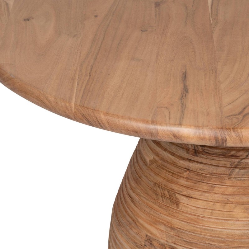 Mesa de centro de acacia 80x80x47cm