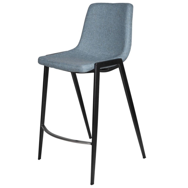 TABURETE TEXTIL AZUL MARINO 65cm