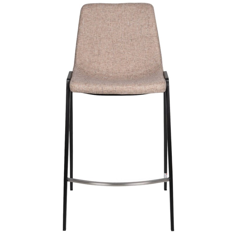 Taburete textil beige oscuro 65cm