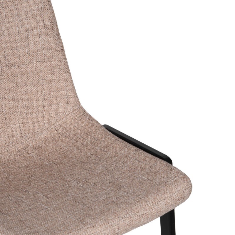 Taburete textil beige oscuro 65cm