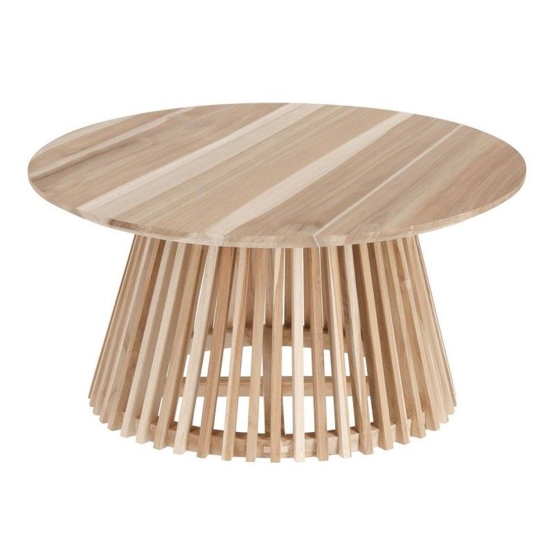 Mesa de centro jeanette ø 80 cm natural