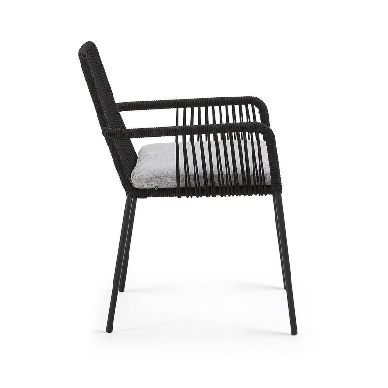 Silla samanta negro 85x56x65cm