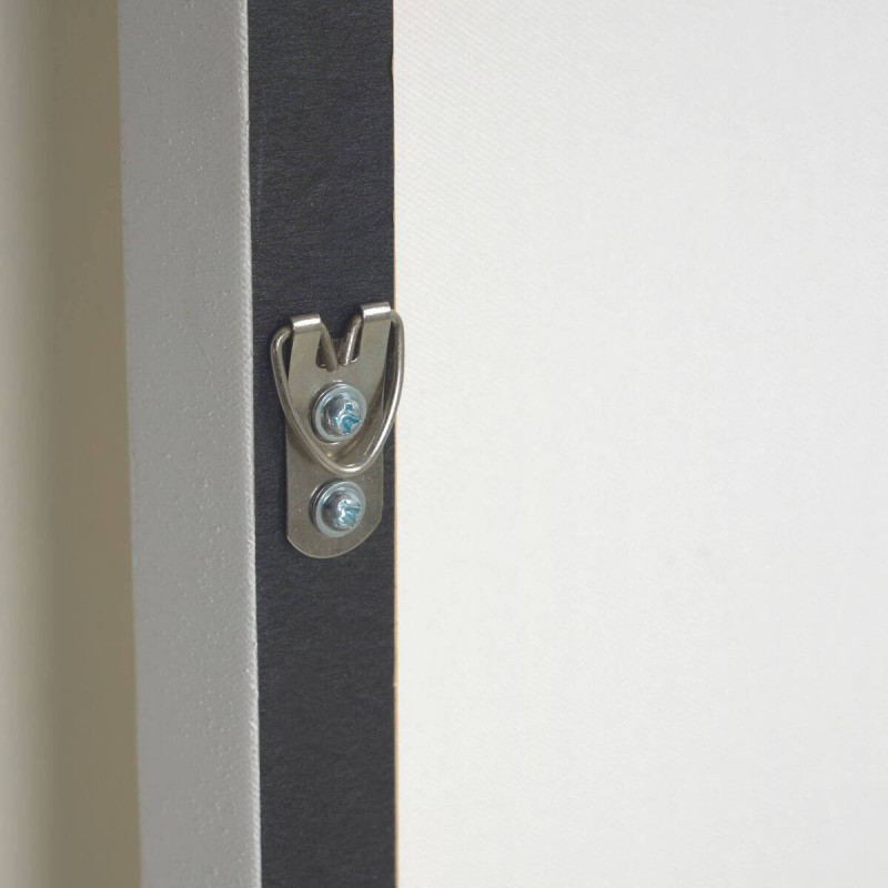 Cuadro basilisa blanco y gris 90x90cm