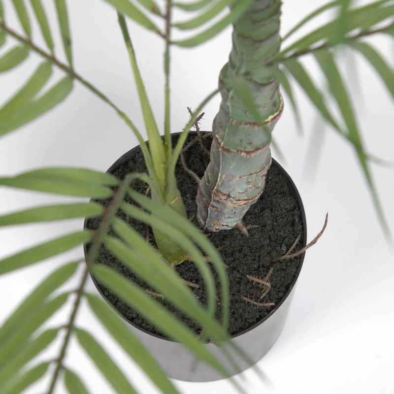 Planta artificial palmera con maceta negro 70cm