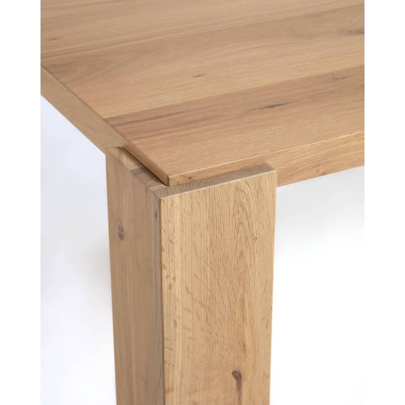 MESA DEYANIRA DE ROBLE  200x100x76cm