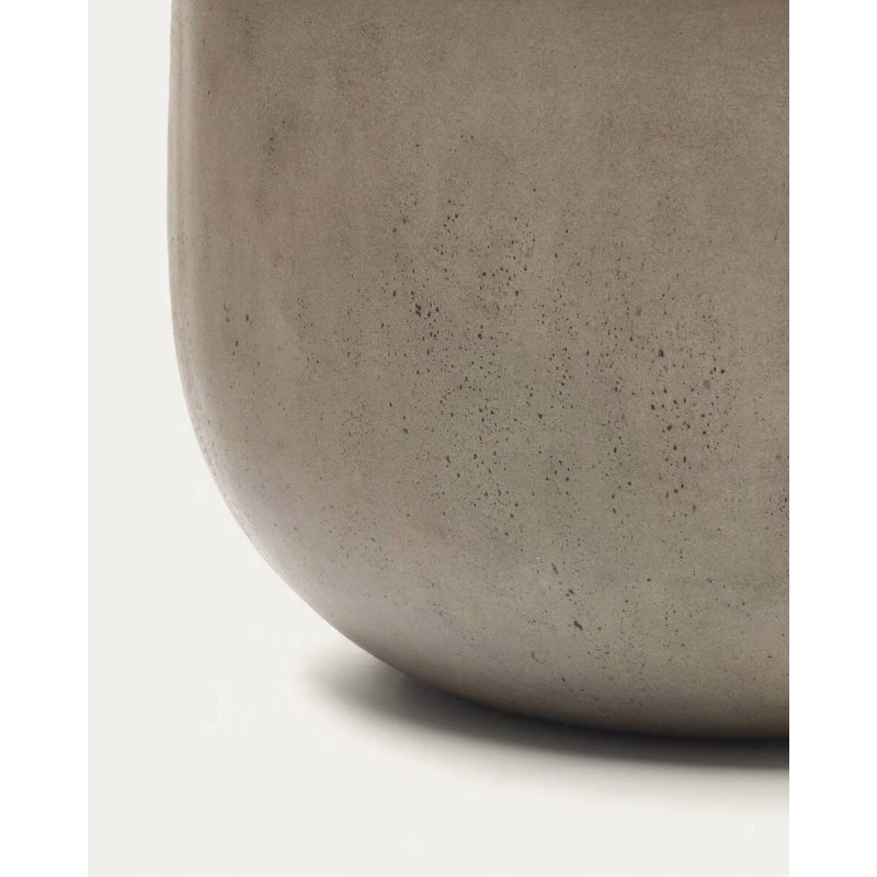 Mesa de centro redonda garbet de cemento 60x40cm