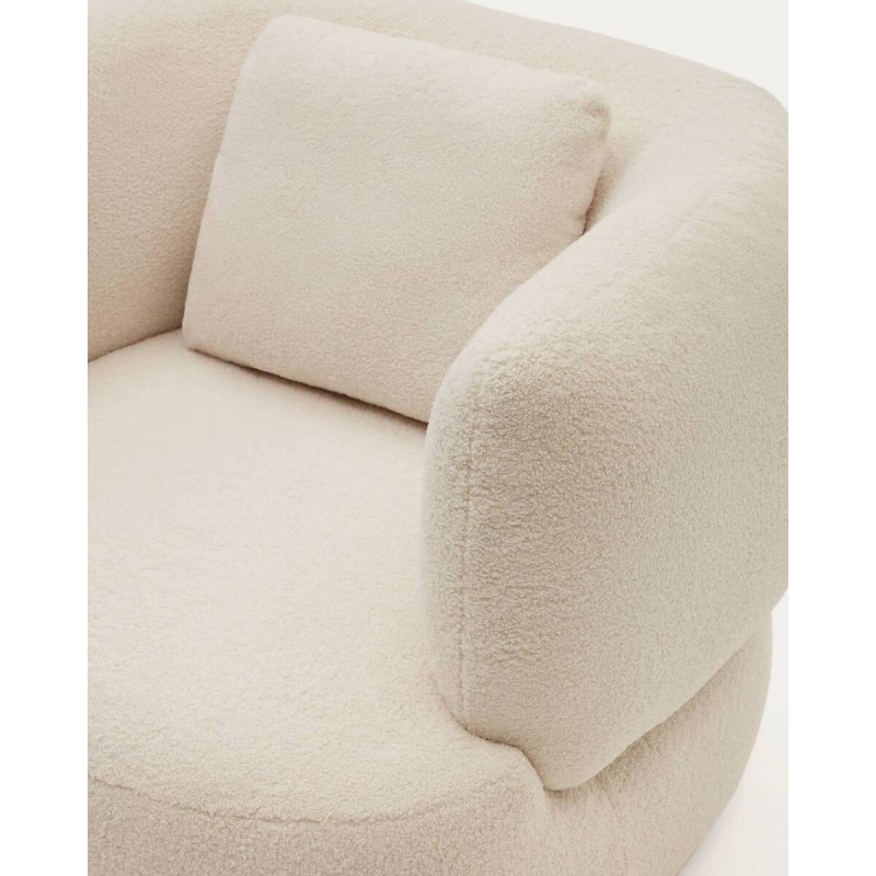 Butaca martina borreguillo crudo 76x106x102cm