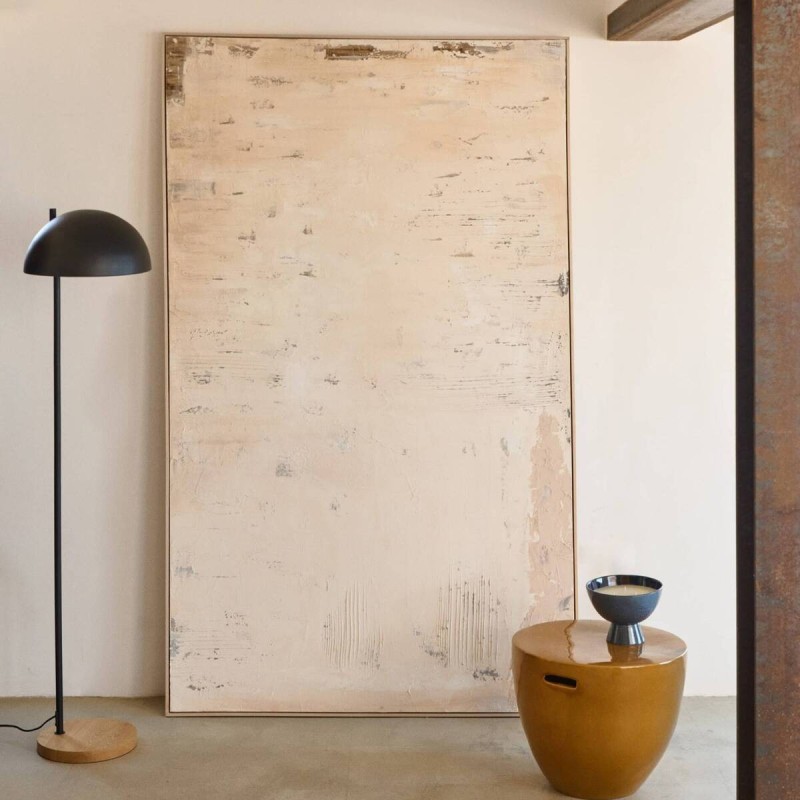 Cuadro abstracto Silpa beige claro 200 x 120 cm.