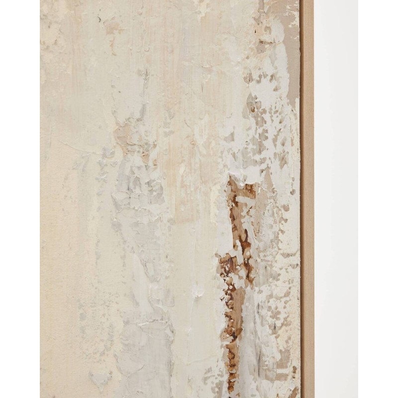 Cuadro abstracto Silpa beige claro 200 x 120 cm.