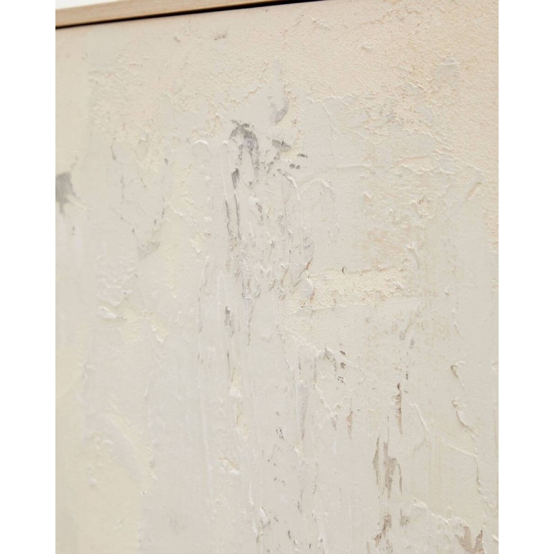 Cuadro abstracto Silpa beige claro 200 x 120 cm.