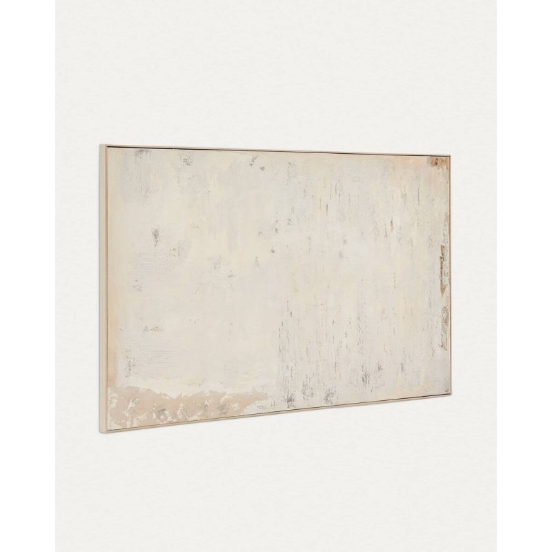 Cuadro abstracto Silpa beige claro 200 x 120 cm.