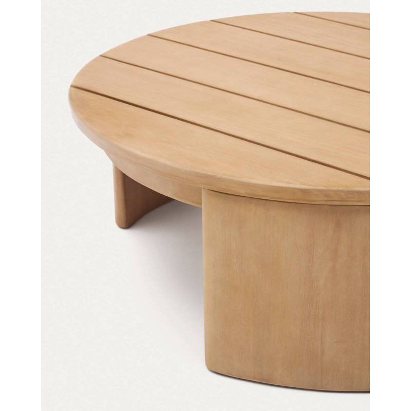 MESA DE CENTRO XORIGUER DE MADERA DE EUCALIPTO 95cm