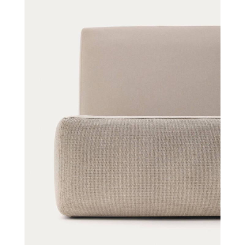 Cama desenfundable Blok beige para colchón de 180 x 200 cm FSC Mix Credit