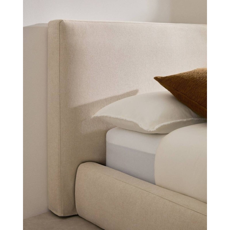 Cama desenfundable Blok beige para colchón de 180 x 200 cm FSC Mix Credit