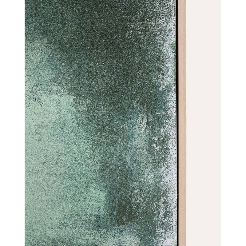 Cuadro abstracto Selnar verde 60 x 90 cm