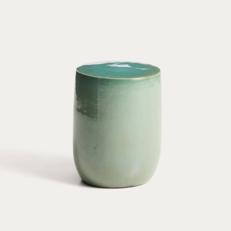 Mesa Mesquida auxiliar exterior cerámica verde