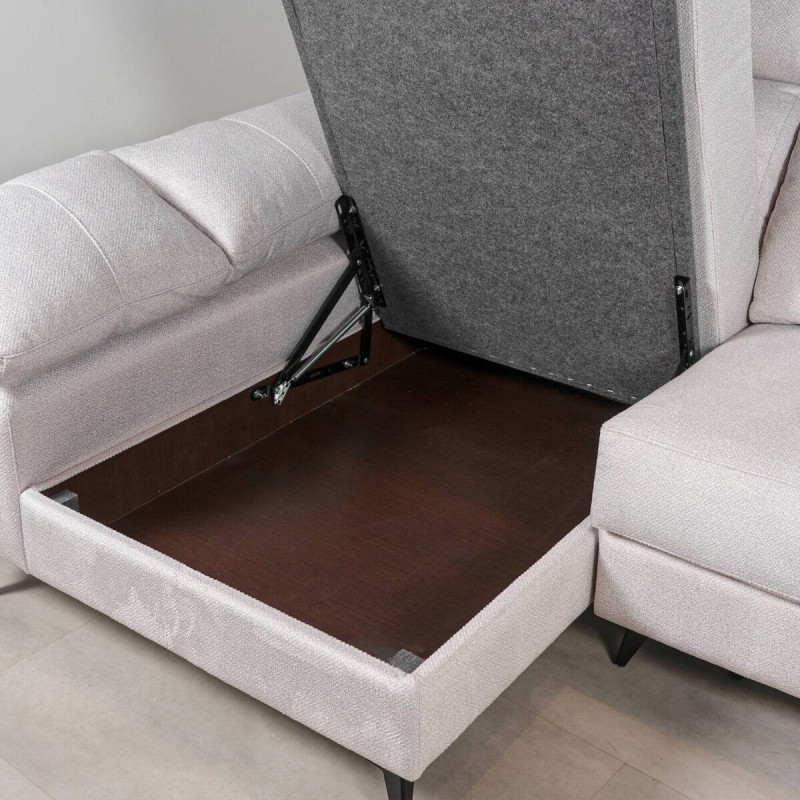 Sofá Tajo 295 cm con Chaise Longue izquierdo y Cabezales Reclinables