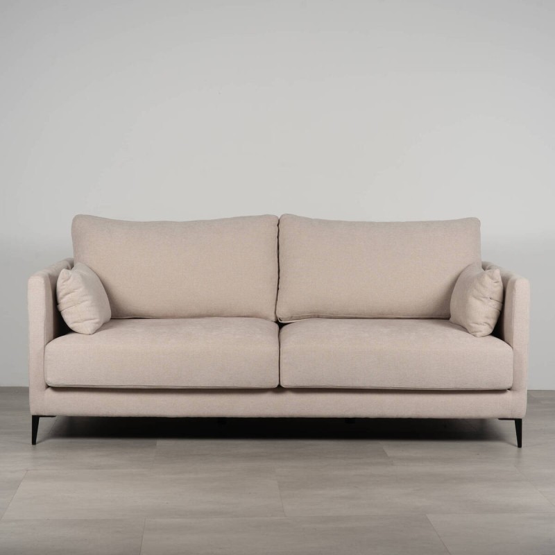 Sofá Funny 3 plazas 200 cm tapizado beige arena