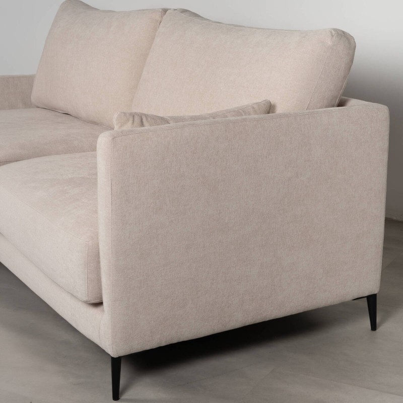 Sofá Funny 3 plazas 200 cm tapizado beige arena