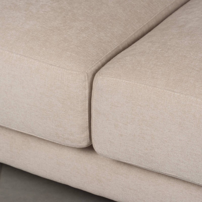 Sofá Funny 3 plazas 200 cm tapizado beige arena