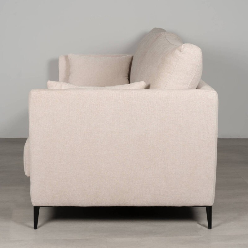 Sofá Funny 3 plazas 200 cm tapizado beige arena