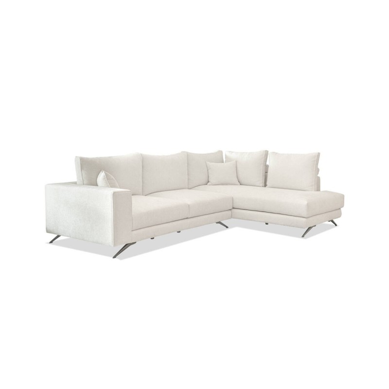 Sofá Mercury chaise longue derecho 2 módulos con cojines extras 310x215 cm