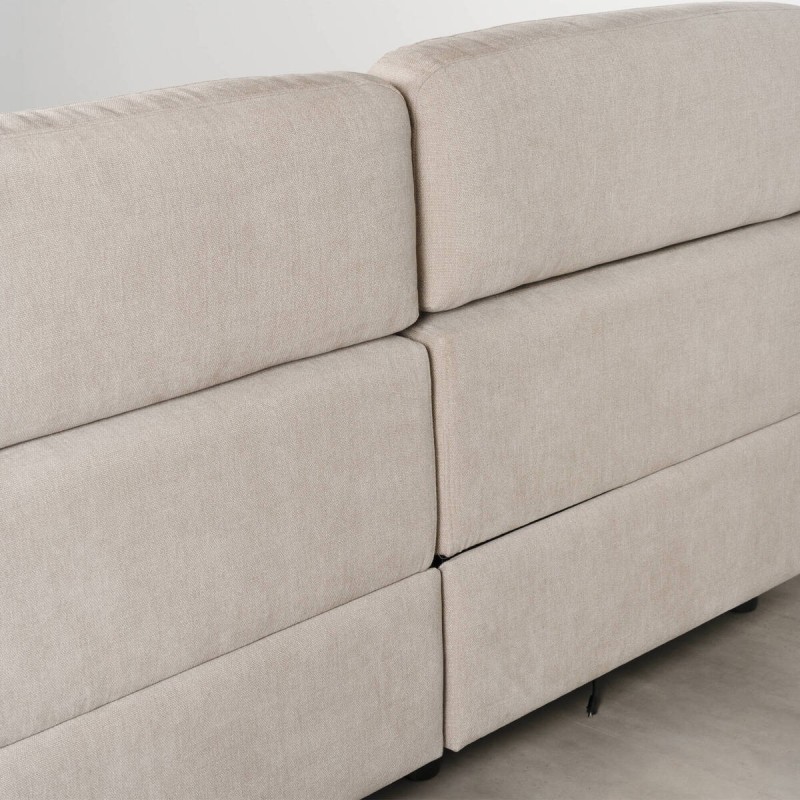 Sofá Estela relax motorizado con cabezal reclinable y USB 205cm