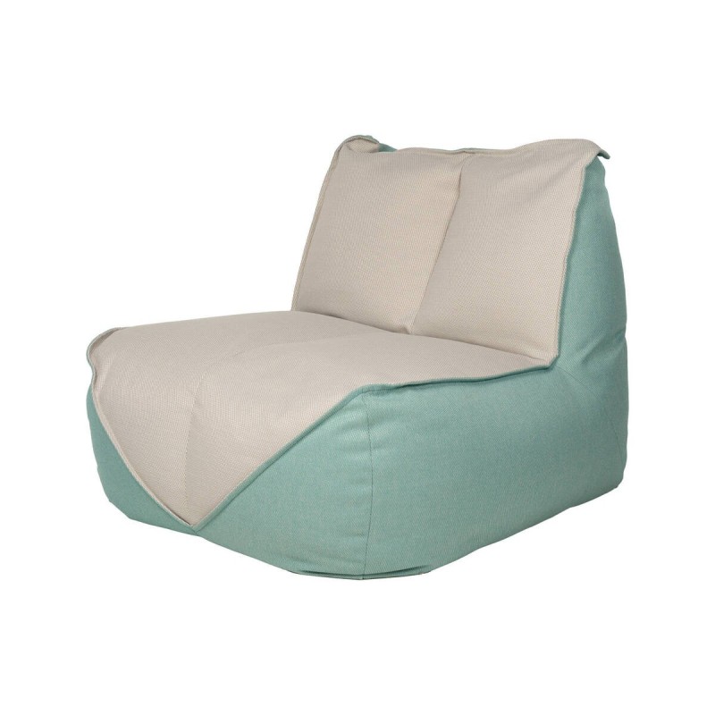 Sillón Luma lounge bicolor de exterior en tejido olefina 85x95x72cm