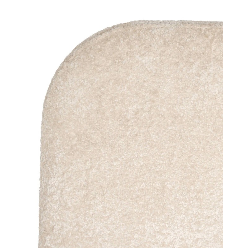 Cabecero Barkly bouclé beige para cama 180 cm