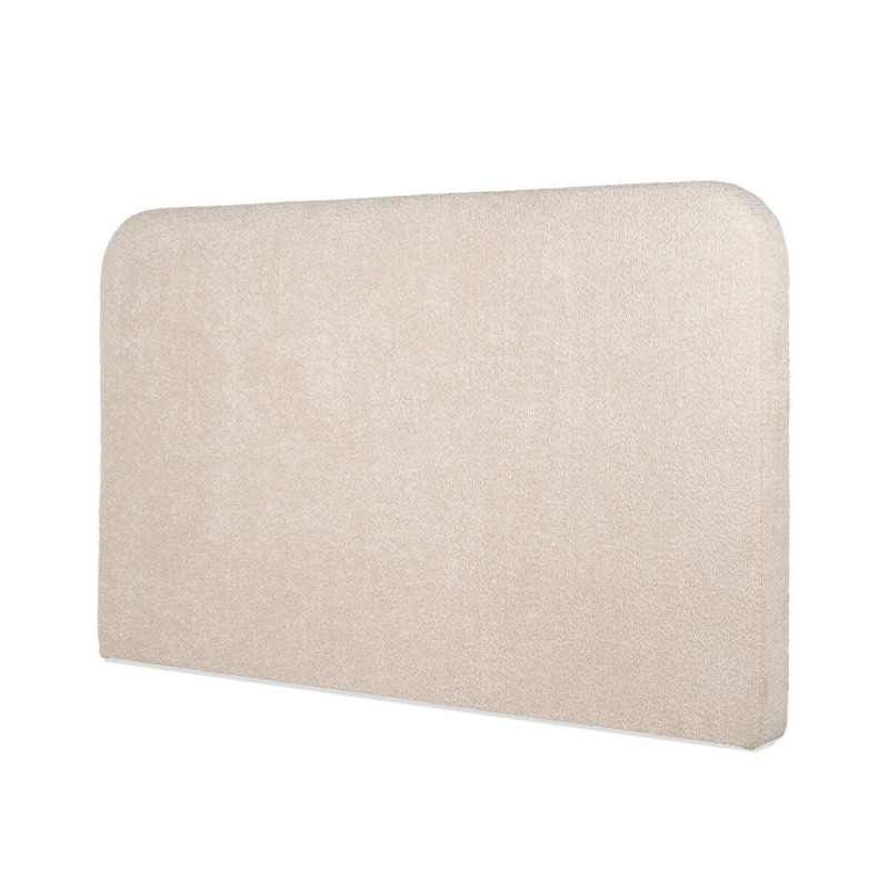 Cabecero Barkly bouclé beige para cama 180 cm